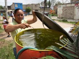 Colonias ubicadas en las partes altas de la zona serán las últimas en recibir el vital líquido. ARCHIVO  /