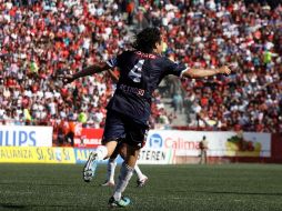 Héctor Reynoso, de Chivas, anotó el único gol del encuentro. MEXSPORT  /