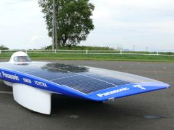 Este es el auto solar que la Universidad de Toaki y Panasonic han patrocinado. PANASONIC  /