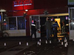 En la escena del crimen fueron levantados 27 casquillos entre los calibres 9 milímetros y .38 súper. O. RUVALCABA  /