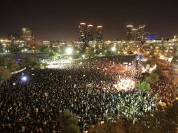 Vista general de la manifestación en Tel Aviv. REUTERS  /