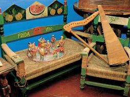 Frida Kahlo reunió uma importante colección de artesanías de todo el país. EL UNIVERSAL  /