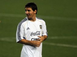 El delantero argentino, Lionel Messi, está concentrado con la Selección nacional de su país en Asia. AFP  /