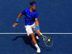 El tenista español Rafael Nadal ganó el partido contra el argentino David Nalbandian, en la tercera ronda del US Open. AFP  /