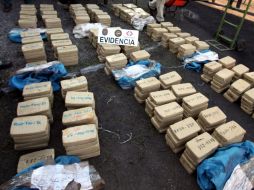 La droga iba a ser trasladada a Centroamérica y, posteriormente, a Estados Unidos. EFE  /