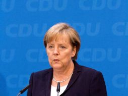 La derrota del partido, fue una derrota personal para Merkel, quien hizo una fuerte campaña con nueve apariciones. EFE  /