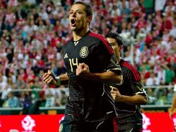 Javier 'Chicharito' Hernández busca superar la cuota de cuatro goles que logró en la campaña anterior de la Champions. MEXSPORT  /