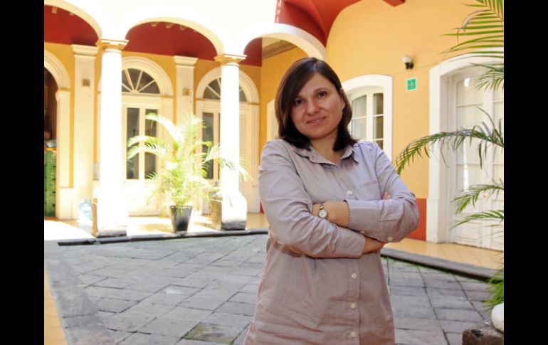 Lorenza explica que en las obras del Macrolibramiento Sur de Guadalajara hay varios sitios importantes. E. BARRERA  /