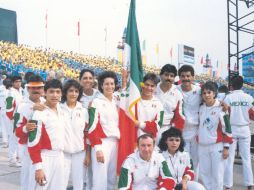 Parte de la delegación mexicana que compitió en los Juegos de Indianápolis. EL INFORMADOR  /