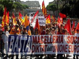 En el resto de Italia, las manifestaciones más importantes se registraron en Bolonia, Turín, Milán, Florencia y Nápoles. AP  /