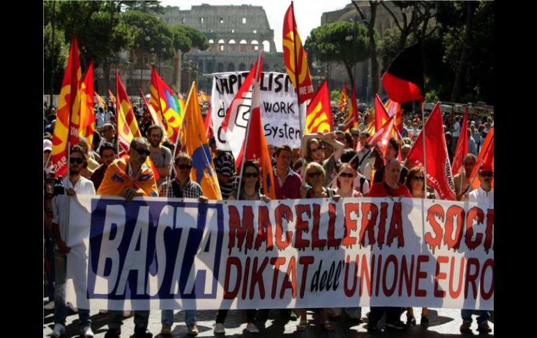 En el resto de Italia, las manifestaciones más importantes se registraron en Bolonia, Turín, Milán, Florencia y Nápoles. AP  /