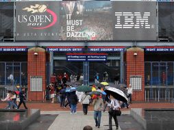 Las actividades del US Open podrían reanudarse a las 11:00 horas de mañana si el tiempo lo permite. AP  /