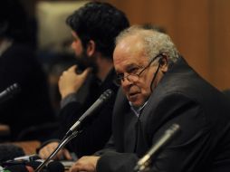 El ministro de Defensa, Eleuterio Fernández Huidobro prohibió que empleen como 'broma pesada' al contenido del vídeo. AFP  /