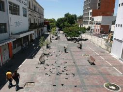 El programa  de Rescate del Espacio Público invierte en remozamiento de plazas, andadores y otros puntos de la ciudad. ARCHIVO  /