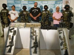 Entre las detenciones, destaca la de Sergio Enrique Villarreal alias 'El Grande', hace casi un año en Puebla. AFP  /