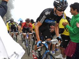 Froome y Cobo tuvieron una espectacular encuentro en los últimos dos kilómetros del recorrido. REUTERS  /