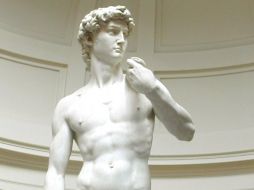 La escultura de David mide 5.17 metros de alto. ESPECIAL  /