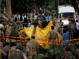 El atentado rente a la corte de Nueva Delhi, fue reivindicado por el grupo cachemir Harkat-ul-Jihad al-Islami. AP  /