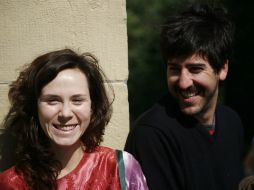 Natalia Beristai, una de las productoras de El lenguaje de los machetes, y el director mexicano Kyzza Terrazas. ESPECIAL  /