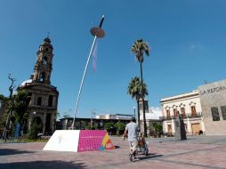 Darán informes sobre los Juegos Panamericanos. En la foto una figura Panamericana que adorna la ciudad. A. GARCÍA  /