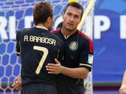 La Selección mexicana de futbol de playa quedó fuera del Mundial de la especialidad al perder con Rusia. MEXSPORT  /