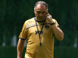 El técnico de Pumas asegura no que no hay presión en el equipo del Pedregal. MEXSPORT  /