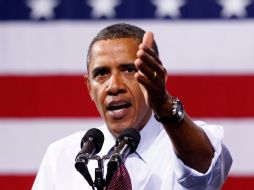 El presidente estadounidense, Barack Obama durante el encuentro con votantes en la Universidad de Richmond en Virginia. REUTERS  /