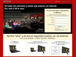 La red de Netflix comenzó a circular por los sistemas digitales de Bolivia y Chile. ESPECIAL  /