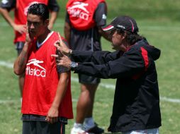 Ruben Omar Romano de Atlas, durante una sesion de entrenamiento. MEXSPORT  /