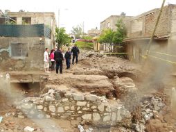 Las últimas tormentas han afectado a 63 familias asentadas cerca del canal que atraviesa La Martinica. E. PACHECO  /