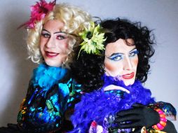 Los actores Rodrigo Ostap y Miguel Romero dan vida al espectáculo 'Las hijas del Cardenal: Democracia del Señor'. NOTIMEX  /