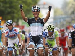 Daniele Bennati cronometró cuatro horas 39 minutos 20 segundos. EFE  /