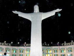 El Cristo Redentor del Cerro de las Noas, es la tercera escultura bíblica más grande, después de las de Brasil y Bolivia. ESPECIAL  /