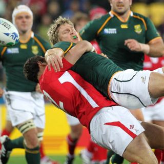 Sudáfrica obtiene agónico triunfo ante Gales
