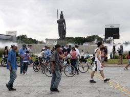 Según reportes, en la Vía Recreactiva, cada semana, hay 180 mil usuarios en el municipio de Guadalajara. A. HINOJOSA  /