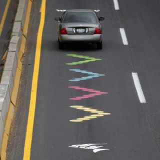 Automovilistas conviven con el “carril panamericano”