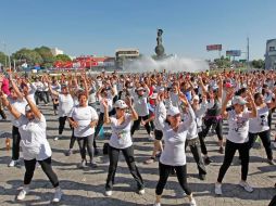 Actividades en la Vía RecreActiva, donde se conmemoró el séptimo aniversario de este espacio. S. NÚÑEZ  /