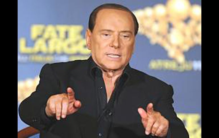 El nombre de Castañeda apareció en una transcripción telefónica de uno de los procesos judiciales de Berlusconi. EL UNIVERSAL  /