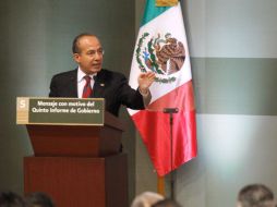 El Presidente Felipe Calderón dijo que se necesita hacer lo que se tiene que hacer para dejar un México más seguro. NOTIMEX  /