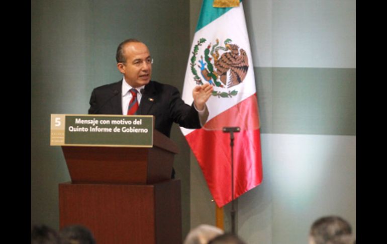 El Presidente Felipe Calderón dijo que se necesita hacer lo que se tiene que hacer para dejar un México más seguro. NOTIMEX  /