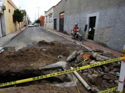 El gobierno municipal comenzó los trabajos de rehabilitación de banquetas y rampas en Tlaquepaque. A. MADERA  /