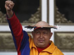 El presidente Chávez mantiene sus aspiraciones de ser reelecto. AP  /