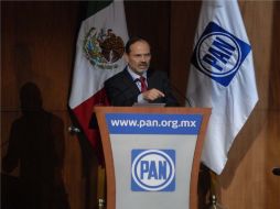 Gustavo Madero reiteró castigo para quien resulte responsable sobre el caso de corrupción en casinos de Monterrey. ARCHIVO  /