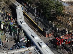 Un espectacular accidente de tren en Argentina ha causado la muerte de nueve personas y 167 personas con lesiones. AFP  /