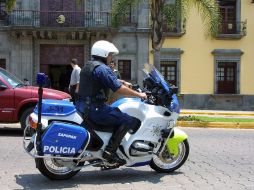 Los mil 700 policías estarán por todo Zapopan, Centro Histórico, todas las colonias y bares y restaurantes. ARCHIVO  /