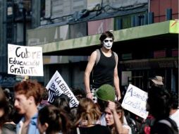 La Confech exigió suspender la tramitación de proyectos de ley referidos a la educación y enviados al Congreso. AFP  /