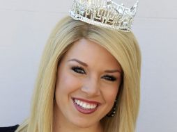 Teresa Scanlan, Miss Nebraska, se convirtió con 17 años en la reina de la belleza más joven de América desde hace 74 años. EFE  /