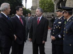 González Márquez reafirma que su gobierno actúa para inhibir la acción de grupos criminales en la entidad. M FREYRIA  /