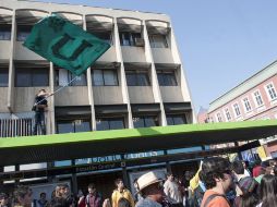Estudiantes chilenos durante una manifestación. ARCHIVO  /