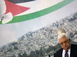 El presidente palestino, Mahmud Abás, ofrece un discurso en el que explicó  la petición de reconocimiento de Palestina  ante la ONU.EFE  /